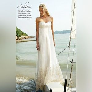 Last week available Augusta Jones Lace Wedding Dress Sz 8